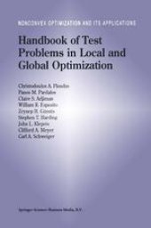 book Handbook of Test Problems in Local and Global Optimization