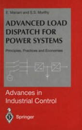 book Advanced Load Dispatch for Power Systems: Principles, Practices and Economies