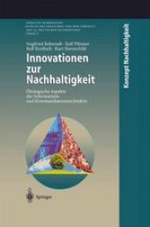 book Innovationen zur Nachhaltigkeit: Ökologische Aspekte der Informations- und Kommunikationstechniken