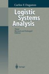 book Logistics Systems Analysis