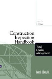 book Construction Inspection Handbook: Total Quality Management