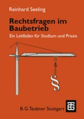 book Rechtsfragen im Baubetrieb