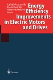 book Energy Efficiency Improvements in Electric Motors and Drives