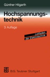 book Hochspannungstechnik