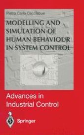 book Modelling and Simulation of Human Behaviour in System Control