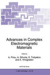 book Advances in Complex Electromagnetic Materials