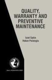 book Quality, Warranty and Preventive Maintenance