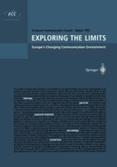 book Exploring the Limits: Europe’s Changing Communication Environment