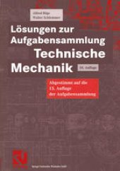 book Lösungen zur Aufgabensammlung Technische Mechanik