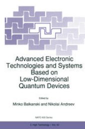 book Advanced Electronic Technologies and Systems Based on Low-Dimensional Quantum Devices