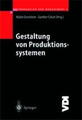 book Produktion und Management 3: Gestaltung von Produktionssystemen