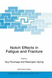 book Notch Effects in Fatigue and Fracture