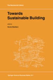 book Towards Sustainable Building