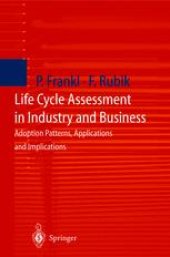 book Life Cycle Assessment in Industry and Business: Adoption Patterns, Applications and Implications