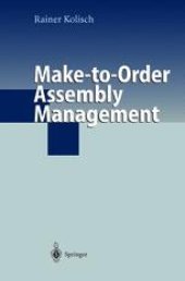 book Make-to-Order Assembly Management