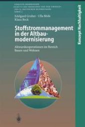 book Stoffstrommanagement in der Altbaumodernisierung: Akteurskooperationen im Bereich Bauen und Wohnen