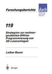 book Strategien zur rechnergestützten Offline-Programmierung von 3D-Laseranlagen