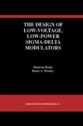 book The Design of Low-Voltage, Low-Power Sigma-Delta Modulators