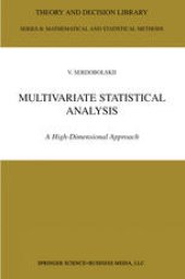 book Multivariate Statistical Analysis: A High-Dimensional Approach