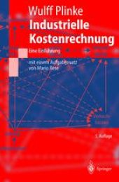 book Industrielle Kostenrechnung: Eine Einführung