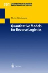 book Quantitative Models for Reverse Logistics