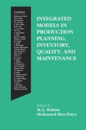 book Integrated Models in Production Planning, Inventory, Quality, and Maintenance