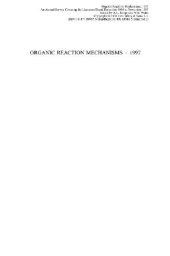 book Organic reaction mechanisms