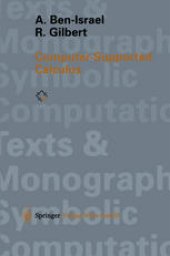 book Computer-Supported Calculus