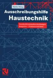 book Ausschreibungshilfe Haustechnik: Standardleistungsbeschreibungen — Baupreise — Firmenverzeichnis