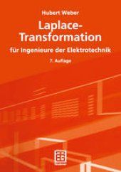 book Laplace-Transformation: für Ingenieure der Elektrotechnik