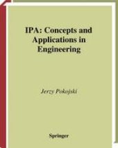 book IPA-Concepts and Applications in Engineering