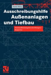 book Ausschreibungshilfe Außenanlagen und Tiefbau: Standardleistungsbeschreibungen — Baupreise