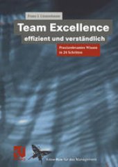 book Team Excellence effizient und verständlich: Praxisrelevantes Wissen in 24 Schritten