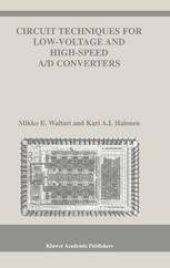 book Circuit Techniques for Low-Voltage and High-Speed A/D Converters