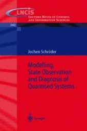 book Modelling, State Observation and Diagnosis of Quantised Systems