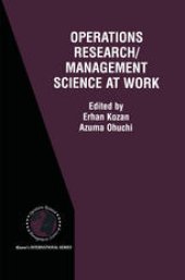 book Operations Research/Management Science at Work