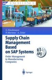 book Supply Chain Management Based on SAP Systems: Order Management in Manufacturing Companies