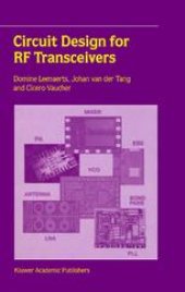 book Circuit Design For RF Transceivers