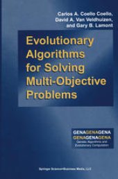 book Evolutionary Algorithms for Solving Multi-Objective Problems