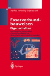 book Faserverbundbauweisen Eigenschaften: mechanische, konstruktive, thermische, elektrische, ökologische, wirtschaftliche Aspekte