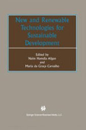 book New and Renewable Technologies for Sustainable Development