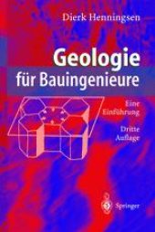 book Geologie für Bauingenieure: Eine Einführung