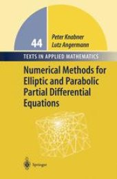 book Numerical Methods for Elliptic and Parabolic Partial Differential Equations