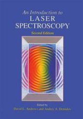 book An Introduction to Laser Spectroscopy: Second Edition