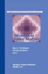 book Advances in Gabor Analysis