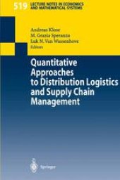 book Quantitative Approaches to Distribution Logistics and Supply Chain Management