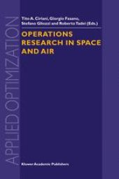 book Operations Research in Space and Air