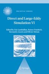 book Direct and Large-Eddy Simulation VI