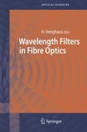 book Wavelength Filters in Fibre Optics