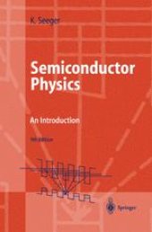 book Semiconductor Physics: An Introduction